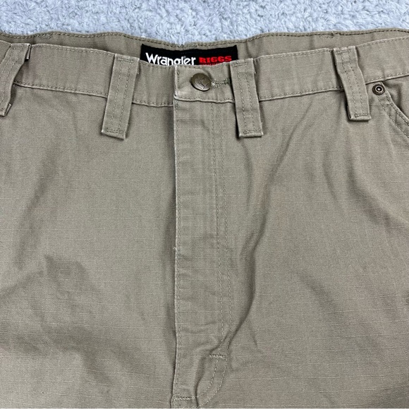 Wrangler Riggs Workwear Ripstop Ranger Utility Cargo‎ Pant Size 46 Bark Color - Picture 5 of 13